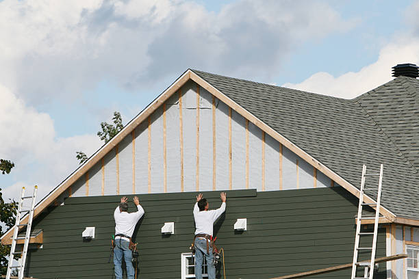 Professional Siding technician working in Jessup, PA